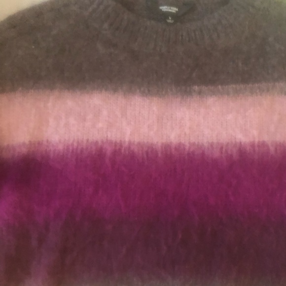 🇺🇸Simply Vera Vera Wang Color Block Fuzzy Ombré Sweater - Picture 7 of 7